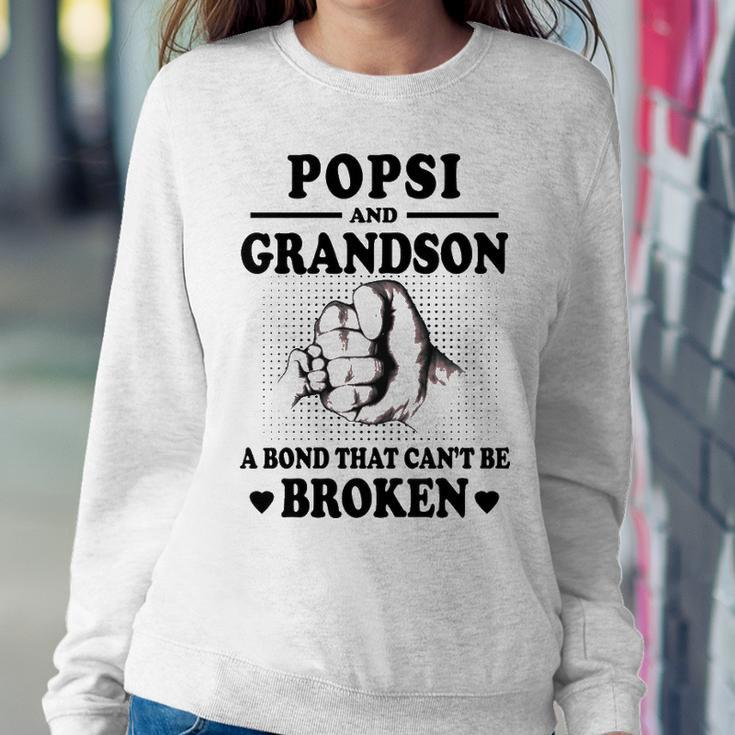 Popsi Grandpa Gift Popsi And Grandson A Bond That Cant Be Broken Sweatshirt Gifts for Her