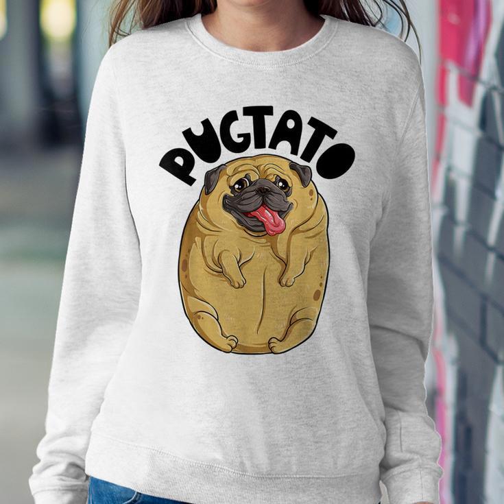 Pugtato Pug Potato Dog Lovers Costume Funny Meme Gifts Sweatshirt Gifts for Her