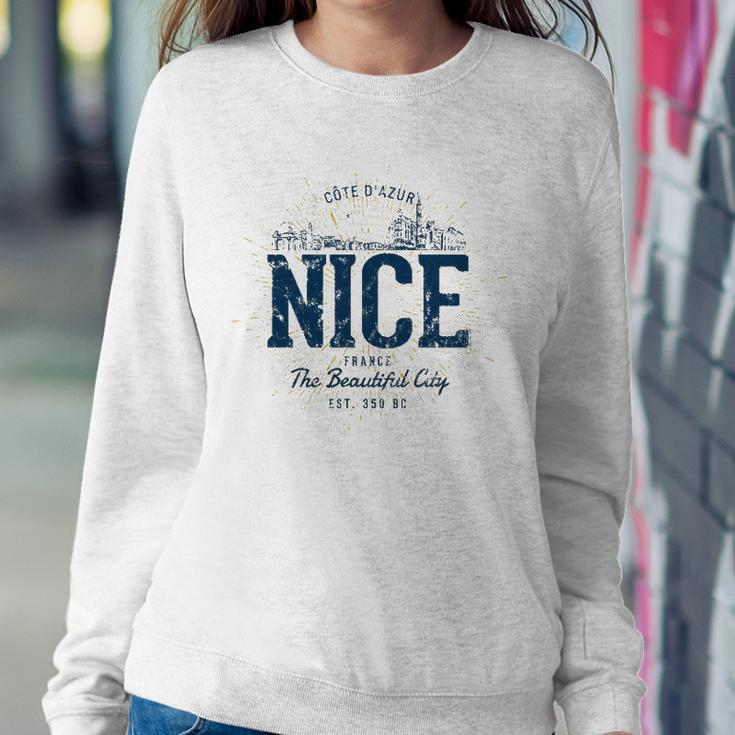 Retro Style Vintage Nice France Sweatshirt Gifts for Her