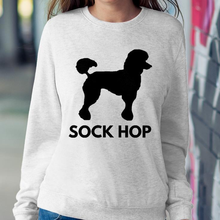 Sock Hop 50S Costume Big Poodle 1950S Party Sweatshirt Gifts for Her