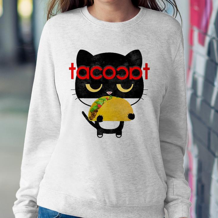 Tacocat Funny Cat Lovers Gift Sweatshirt Gifts for Her