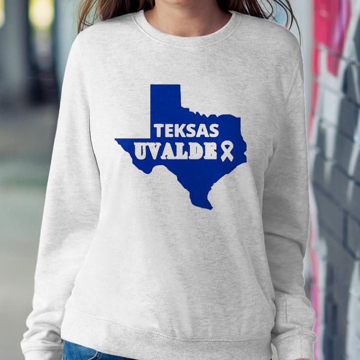 Texas Uvalde Pray For Texas Texas Map Sweatshirt Gifts for Her