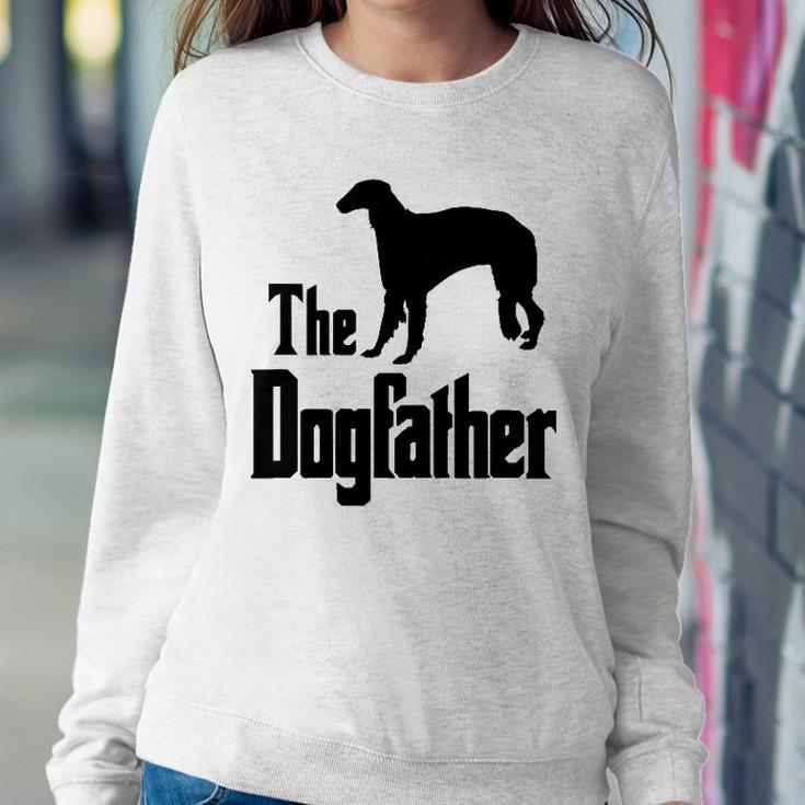 The Dogfather - Funny Dog Gift Funny Borzoi Sweatshirt Gifts for Her