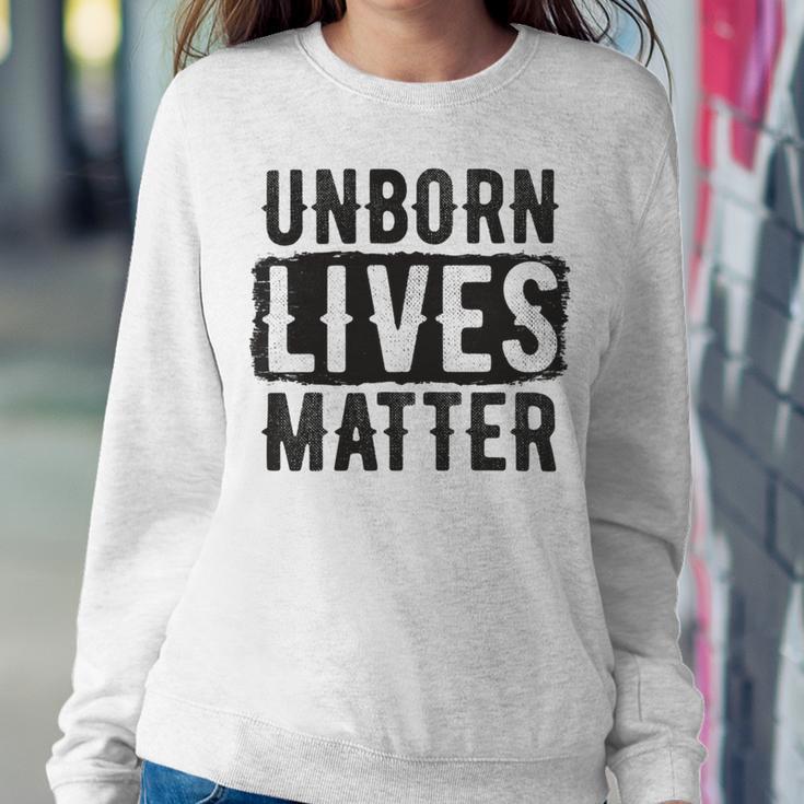 Unborn Lives Matter Sweatshirt Gifts for Her