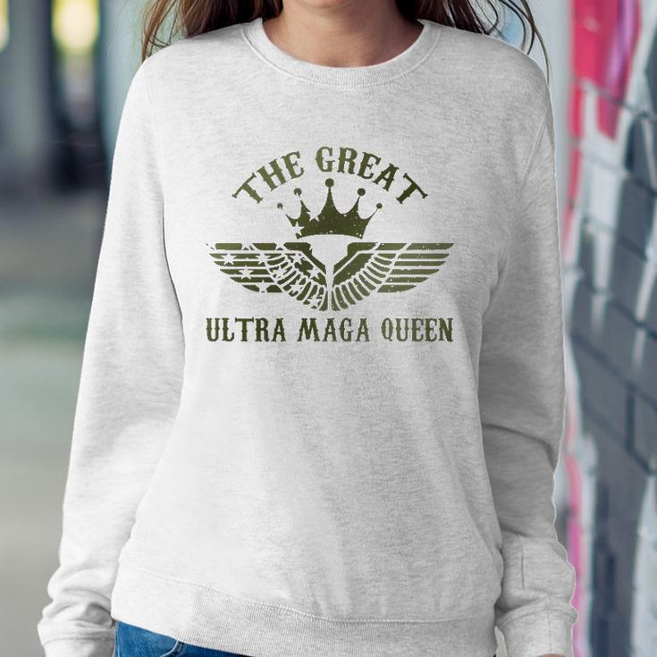 Womens The Great Ultra Maga Queen Sweatshirt Gifts for Her