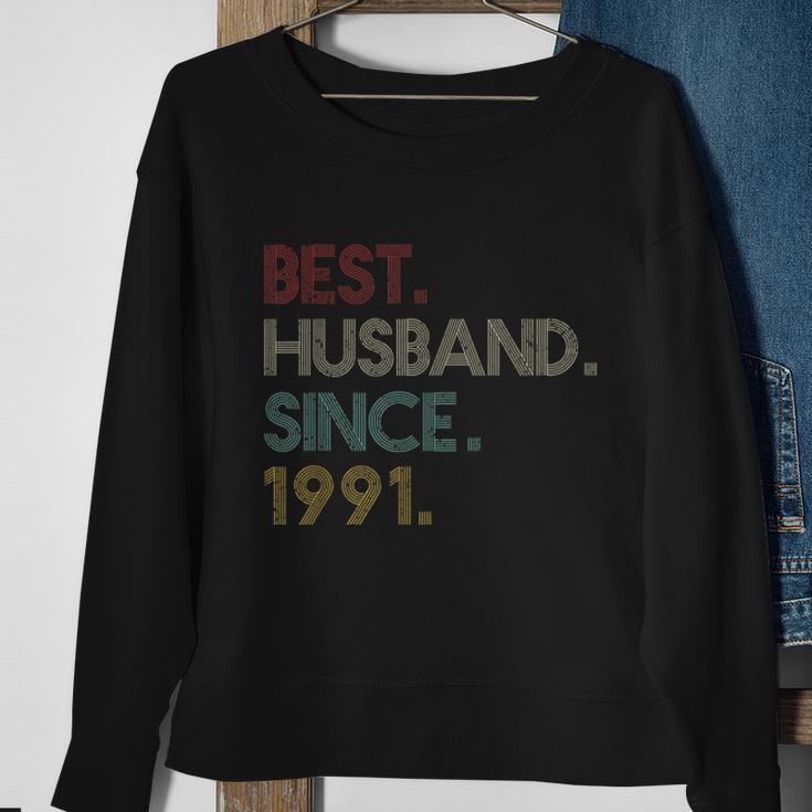 30Th Wedding Anniversary Gift Ideas Best Husband Since 1991 Sweatshirt Gifts for Old Women