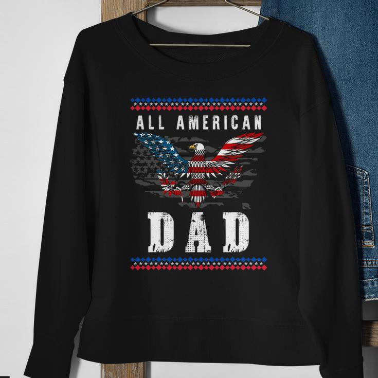 4Th Of July American Flag Dad Sweatshirt Gifts for Old Women