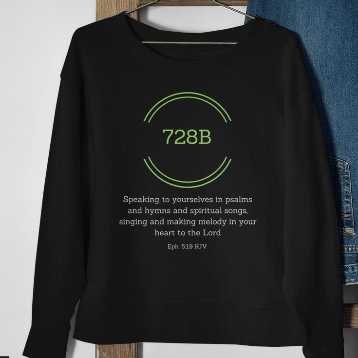 728B With Quote From Ephesians Sweatshirt Gifts for Old Women