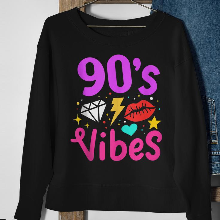 90S Vibes 90S Music Party Birthday Lover Retro Vintage Sweatshirt Gifts for Old Women