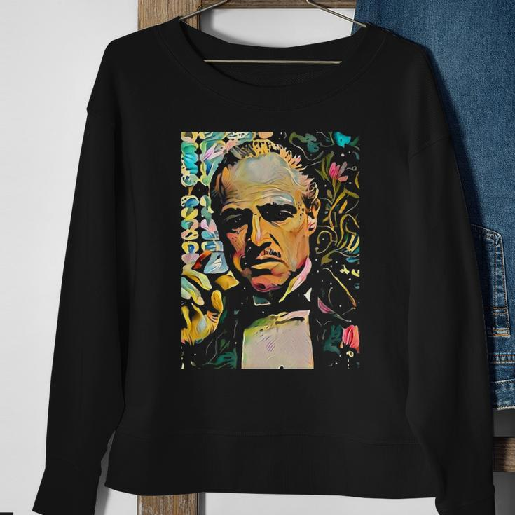 Abstract Of Godfather Classic Sweatshirt Gifts for Old Women