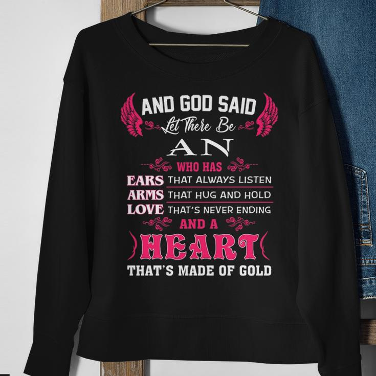 An Name Gift And God Said Let There Be An Sweatshirt Gifts for Old Women