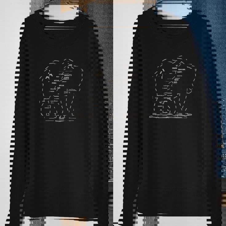 Appalachian Trail Bear Symbol Of Appalachian National Park Sweatshirt Gifts for Old Women