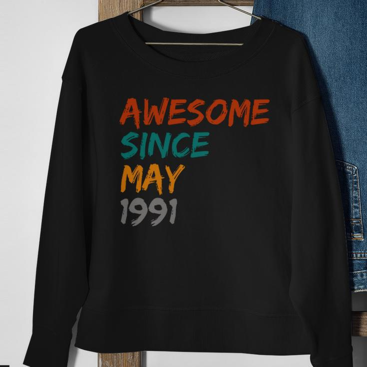 Awesome Since May 1991 Sweatshirt Gifts for Old Women