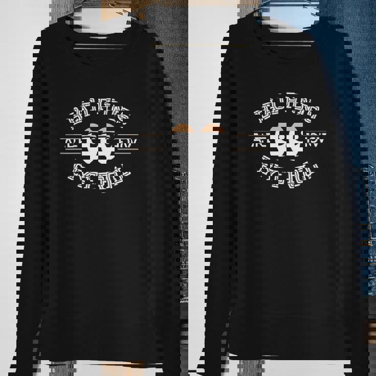 Bad Puns Are How Eye Roll - Funny Bad Puns Sweatshirt Gifts for Old Women