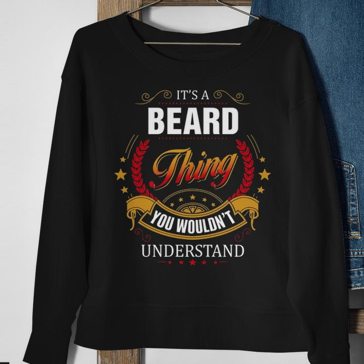 Beard Shirt Family Crest BeardShirt Beard Clothing Beard Tshirt Beard Tshirt Gifts For The Beard Sweatshirt Gifts for Old Women