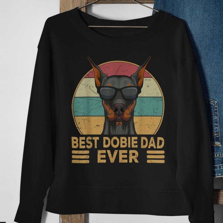 Best Dobie Dad Ever Doberman Dog Owner Sweatshirt Gifts for Old Women