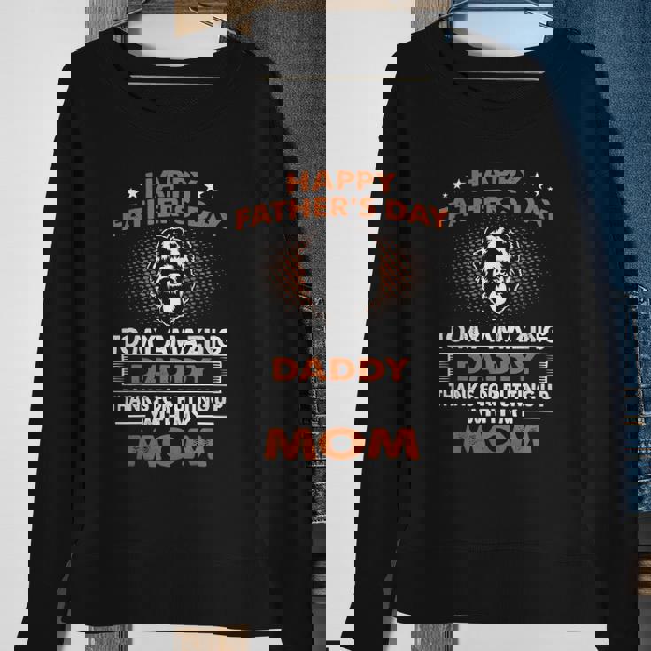 Black Russian Terrier Dog Dad Happy Fathers Day Sweatshirt Gifts for Old Women