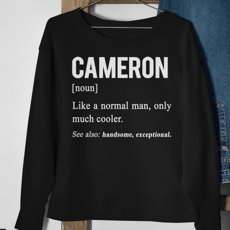 Cameron Name Gift Cameron Funny Definition Sweatshirt Gifts for Old Women