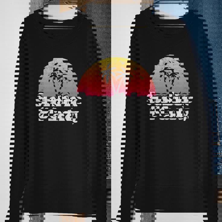 Candy Gift - Sunshine And Candy Sweatshirt Gifts for Old Women