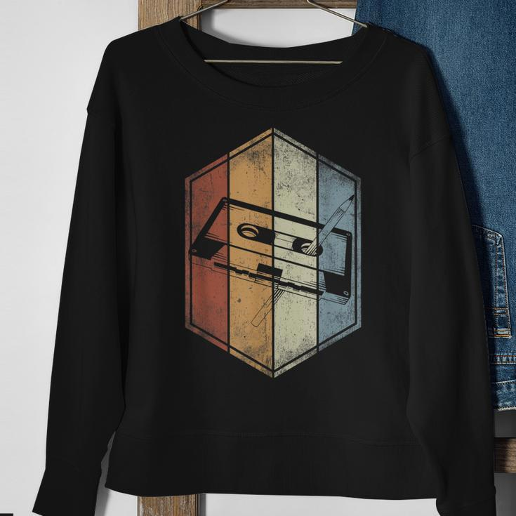 Cassette Tape Retro Vintage Style 80S Music Lover Band Sweatshirt Gifts for Old Women