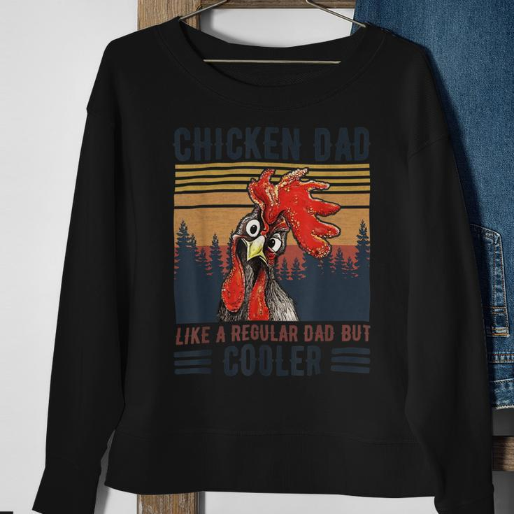 Chicken Chicken Chicken Dad Like A Regular Dad Farmer Poultry Father Day_ V3 Sweatshirt Gifts for Old Women