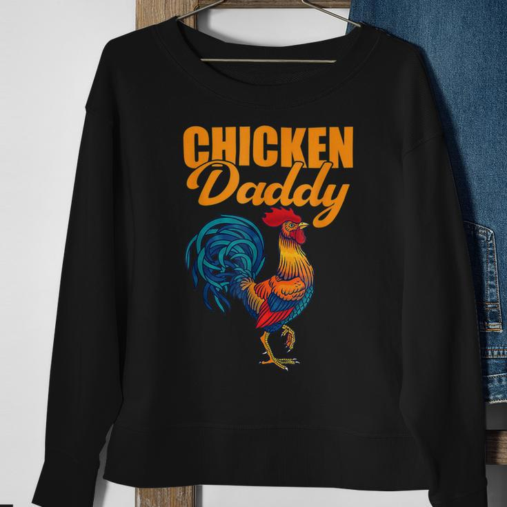 Chicken Chicken Chicken Daddy Chicken Dad Farmer Poultry Farmer Sweatshirt Gifts for Old Women