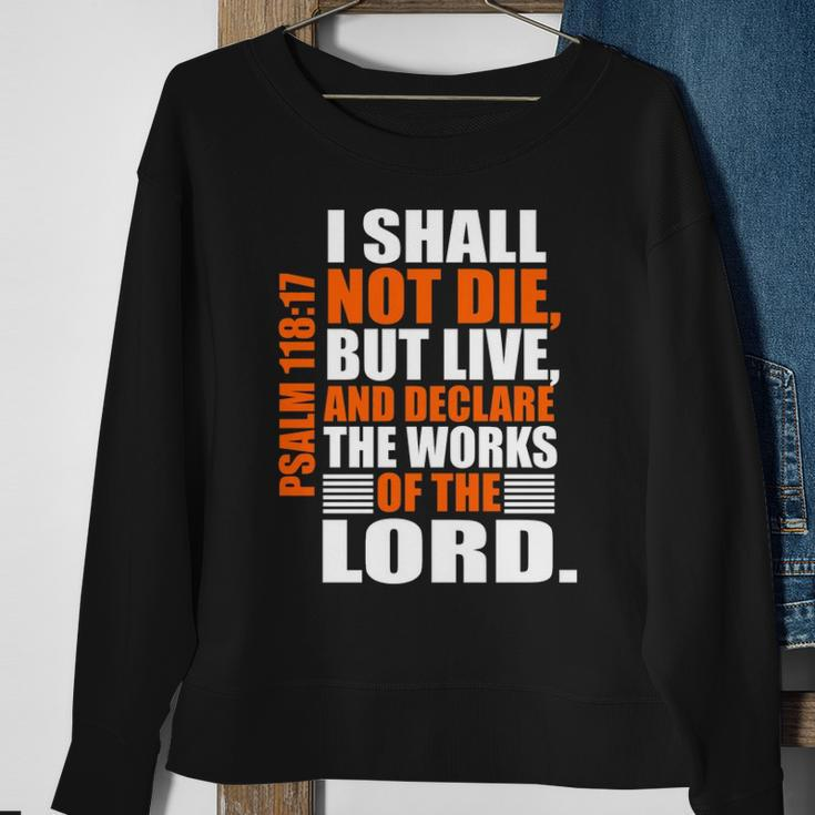 Christerest Psalm 11817 Christian Bible Verse Affirmation Sweatshirt Gifts for Old Women