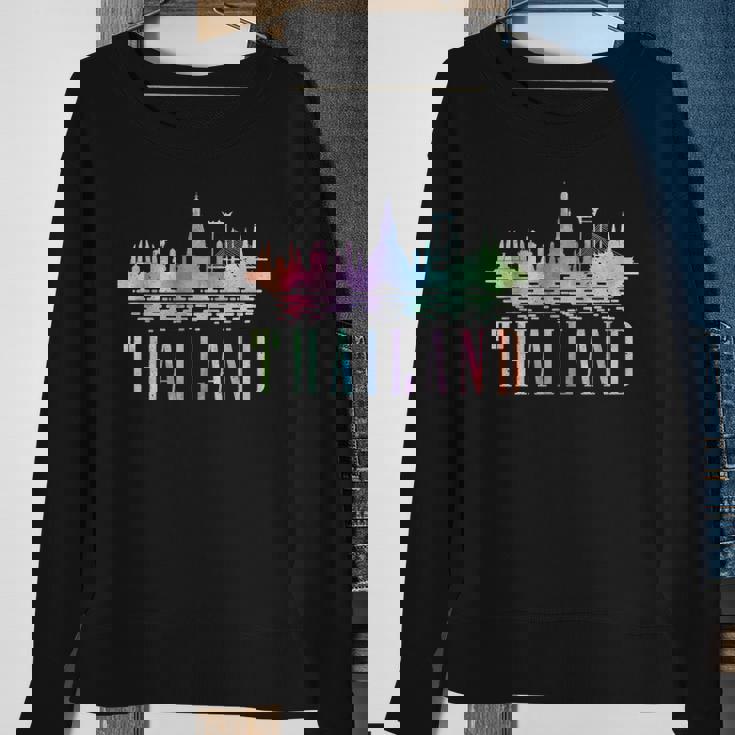 Colorful Thai Kuala Lampur Thailand Sweatshirt Gifts for Old Women