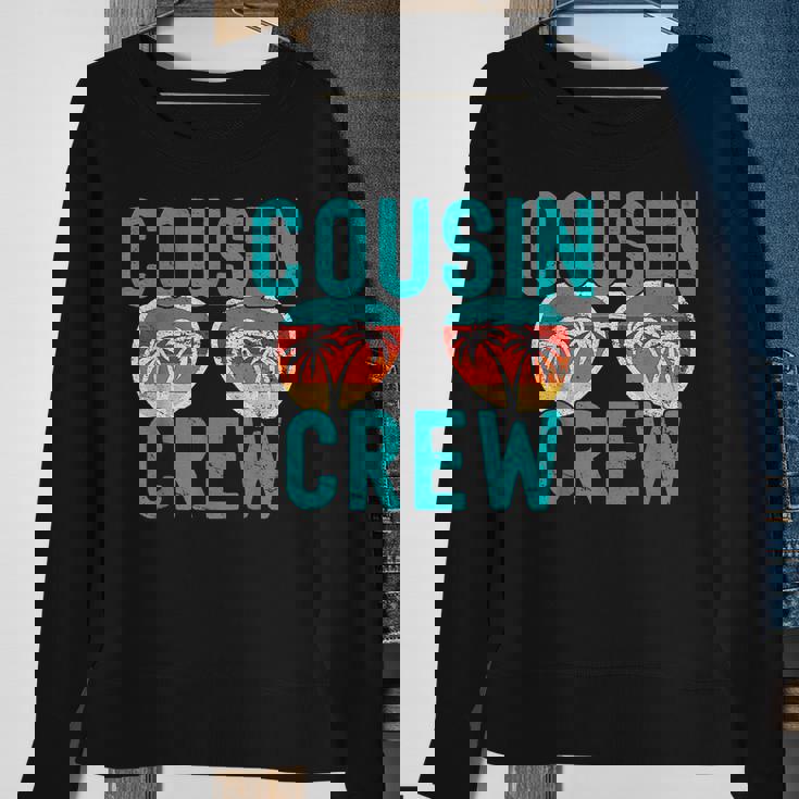 Cousin Crew Family Vacation Summer Vacation Beach Sunglasses V3 Sweatshirt Gifts for Old Women