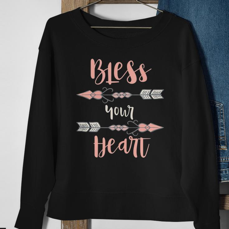 Cute Bless Your Heart Southern Culture Saying Sweatshirt Gifts for Old Women