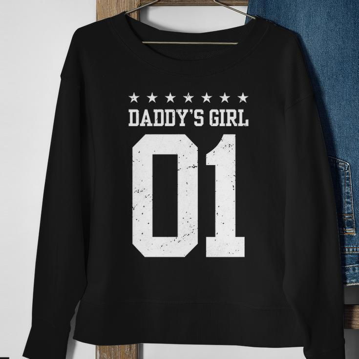Daddys Girl 01 Family Matching Women Daughter Fathers Day Sweatshirt Gifts for Old Women
