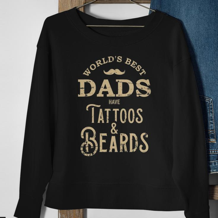 Dads With Tattoos And Beards Sweatshirt Gifts for Old Women