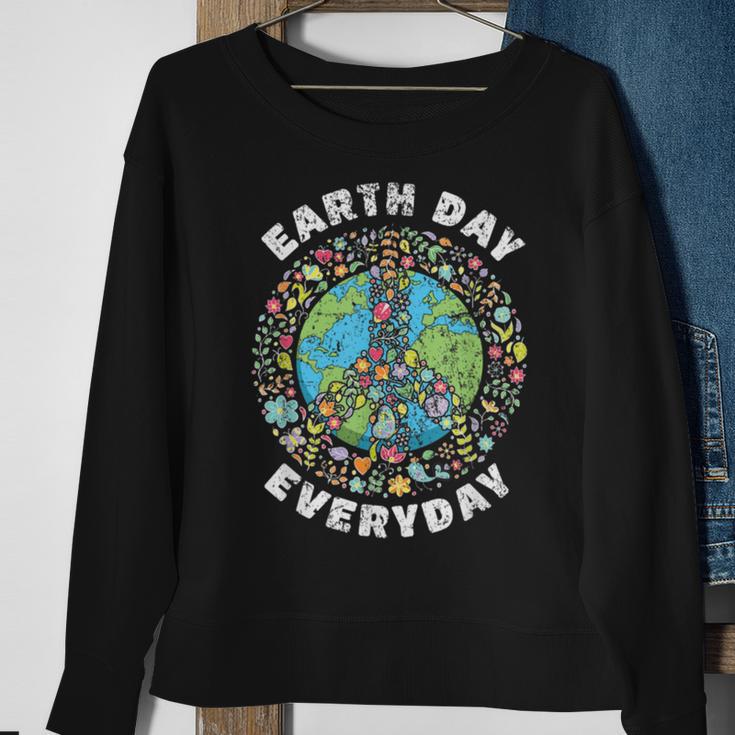 Everyday Earth Day Sweatshirt Gifts for Old Women