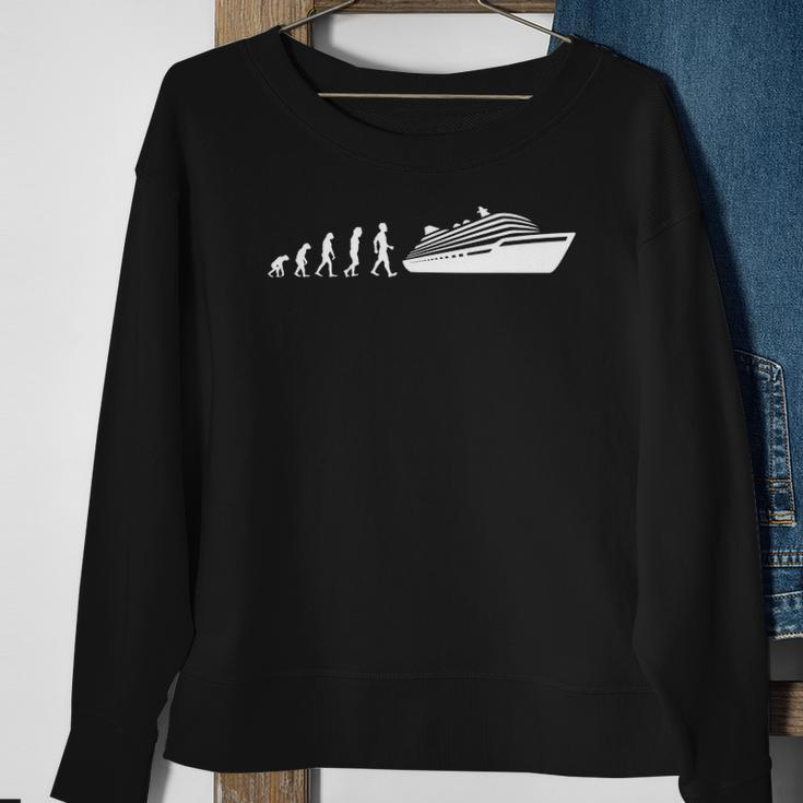 Evolution Cruise Crusing Ship Gift Sweatshirt Gifts for Old Women