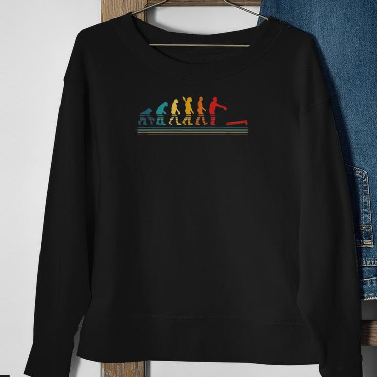 Evolution Of Cornhole In Retro Colors For Cornstars Sweatshirt Gifts for Old Women