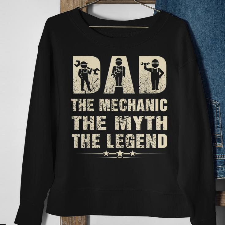 Family 365 Mechanic Dad Mechanics Fathers Day Birthday Gift Sweatshirt Gifts for Old Women
