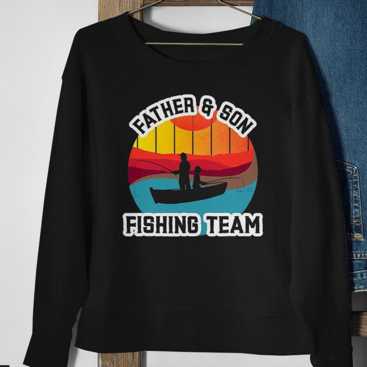 Father And Son Fishing Team Fathers Day Sweatshirt Gifts for Old Women