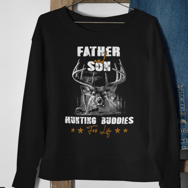 Father Grandpa And Son Hunting Buddies For Life S Day209 Family Dad Sweatshirt Gifts for Old Women