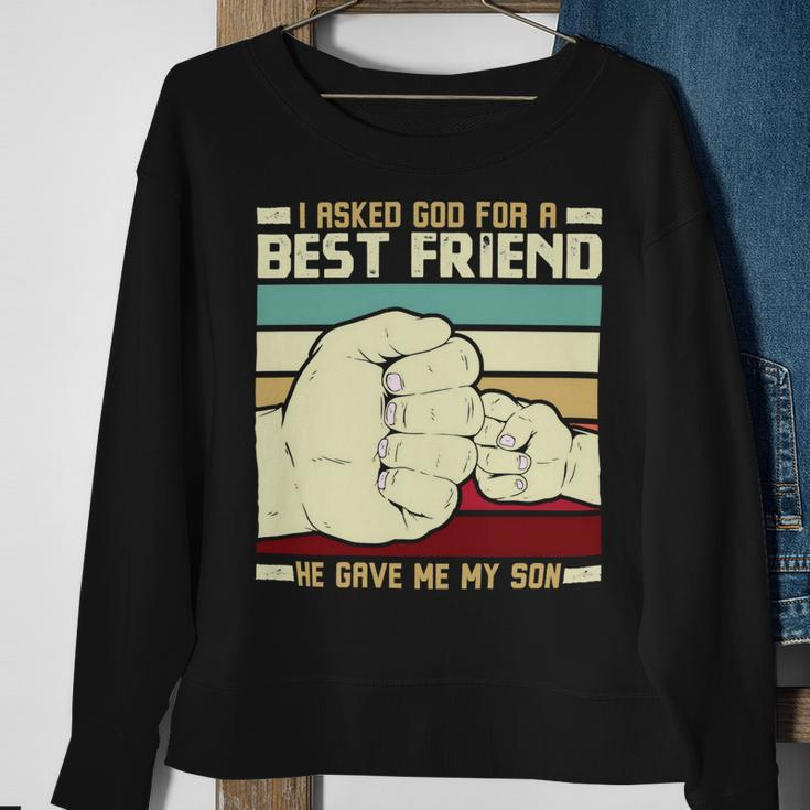 Father Grandpa Father And Son Best Friend For Life Fathers Day 56 Family Dad Sweatshirt Gifts for Old Women