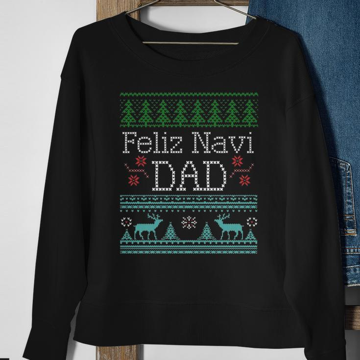 Feliz Navi Dad Ugly Christmas Design Multic Classic Sweatshirt Gifts for Old Women