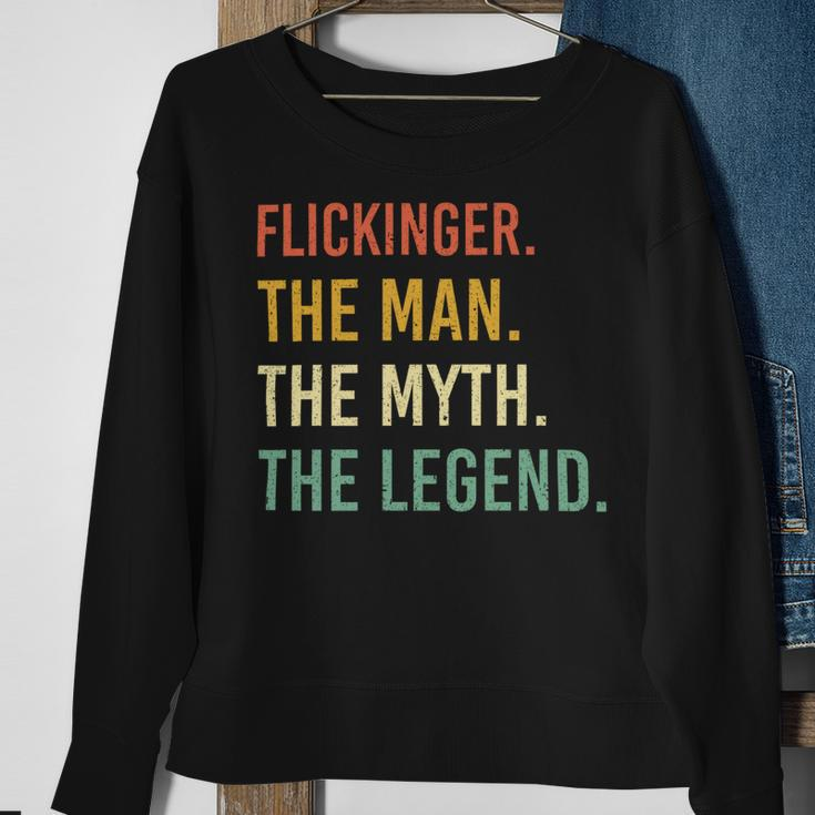 Flickinger Name Shirt Flickinger Family Name V4 Sweatshirt Gifts for Old Women