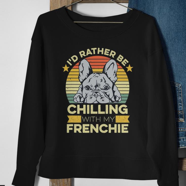 Frenchie For A French Bulldog Owner Sweatshirt Gifts for Old Women