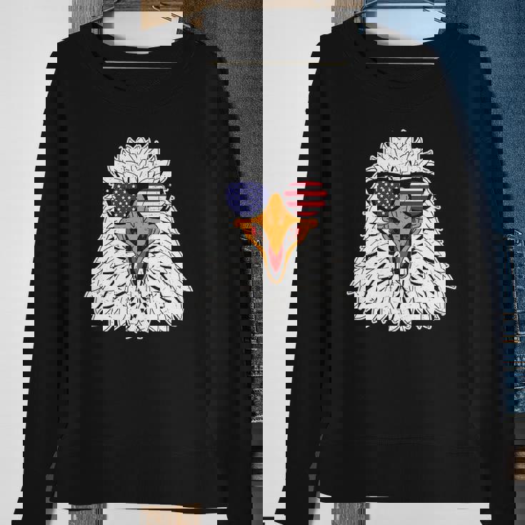 Funny 4Th Of July Eagle Patriotic American Flag Cute Eagle Sweatshirt Gifts for Old Women