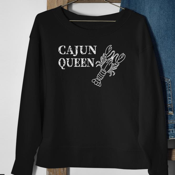 Funny Crawfish Funny Cajun Queenfor Women Girl Sweatshirt Gifts for Old Women