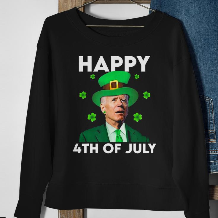Funny Joe Biden Happy 4Th Of July St Patricks Day Sweatshirt Gifts for Old Women