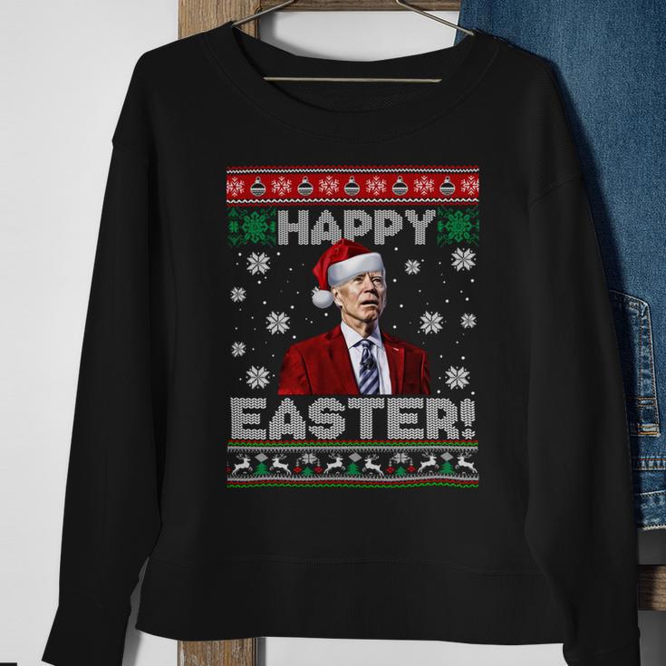 Funny Joe Biden Happy Easter Ugly Christmas Sweatshirt Gifts for Old Women