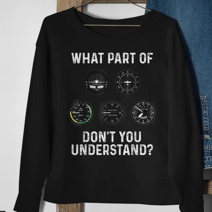 Funny Pilot Design For Men Women Airplane Airline Pilot Sweatshirt Gifts for Old Women
