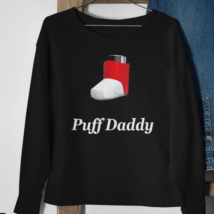 Funny Puff Daddy Asthma Awareness Gift Sweatshirt Gifts for Old Women