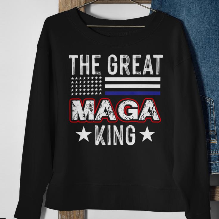 Funny The Great Maga King Trump 2022 Amp 2024 Sweatshirt Gifts for Old Women