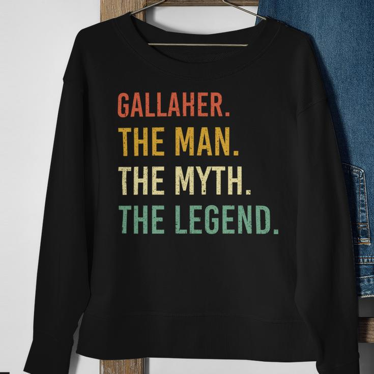 Gallaher Name Shirt Gallaher Family Name V4 Sweatshirt Gifts for Old Women